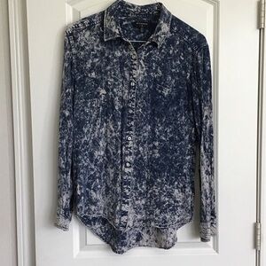 ByCorpus Blue Tan Blouse